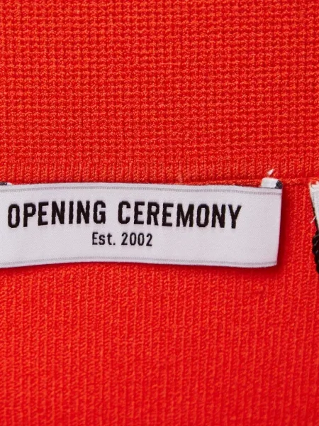 Fustă tip creion Opening Ceremony până la genunchi portocaliu