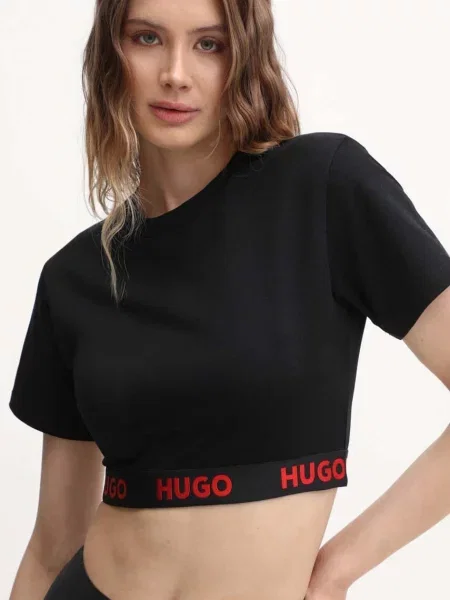 Футболка лаунж HUGO чорний