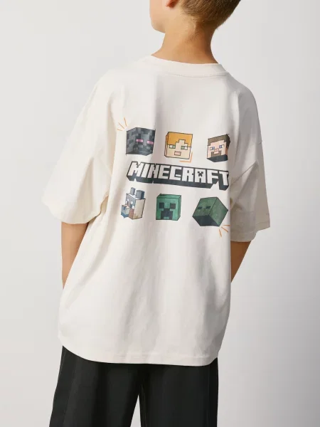 Reserved футболка Minecraft бежевий