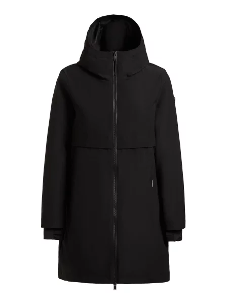 Khujo Prehoden plašč June' črna