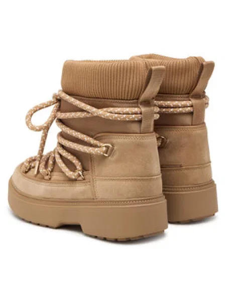 Tommy Hilfiger Sniego batai Lace-Up Water Resist Snow Boot smėlio