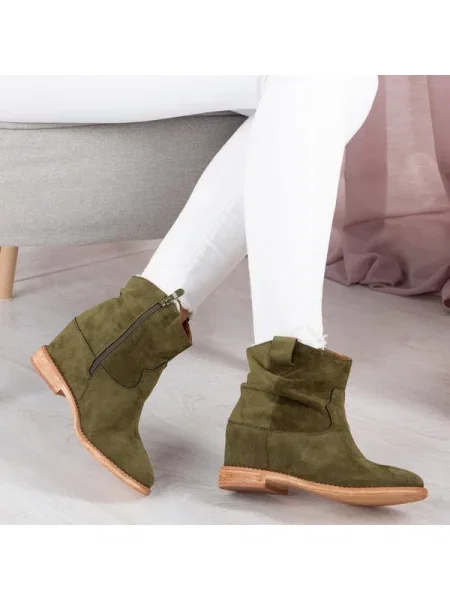 Kavboj gležnjarji Resti s polno peto zelena