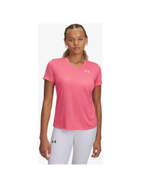 Koszulka Under Armour Tech SSV krótki rękaw XS różowa