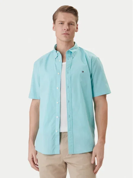 Tommy Hilfiger Cămașă turcoaz