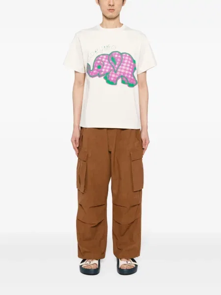 Pantaloni cargo Story Mfg. maro