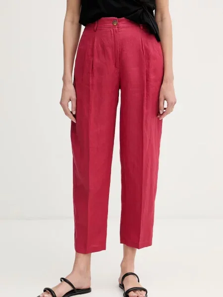 United Colors of Benetton pantaloni pentru femei din in