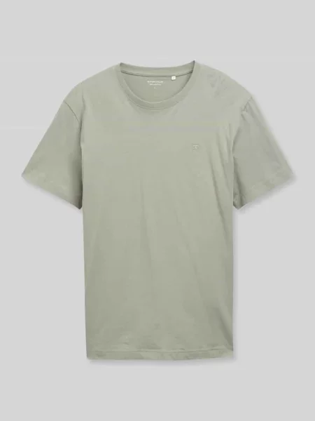 T-shirt o kroju regular fit z czystej bawełny Tom Tailor