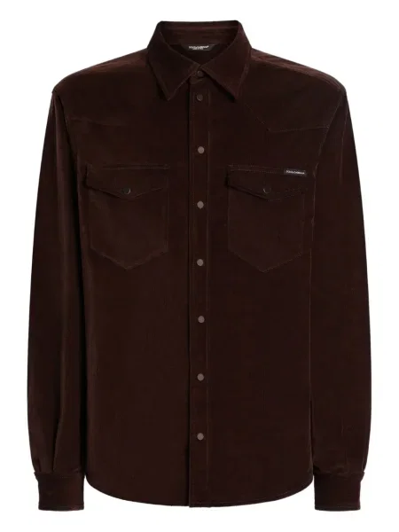 Cămașă Dolce & Gabbana maro