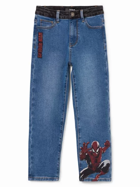 Desigual Detské rifle SPIDERMAN modrá