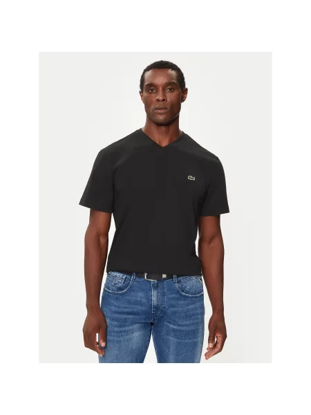 T-Shirt Lacoste μαύρο