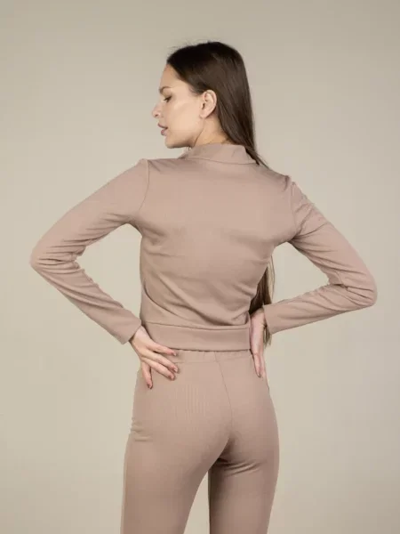 Кофта Elegante мокко віскоза/поліестер