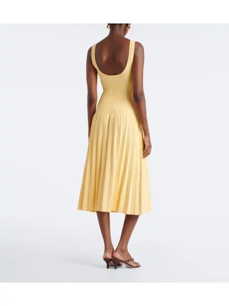 Rochie maxi Staud galben
