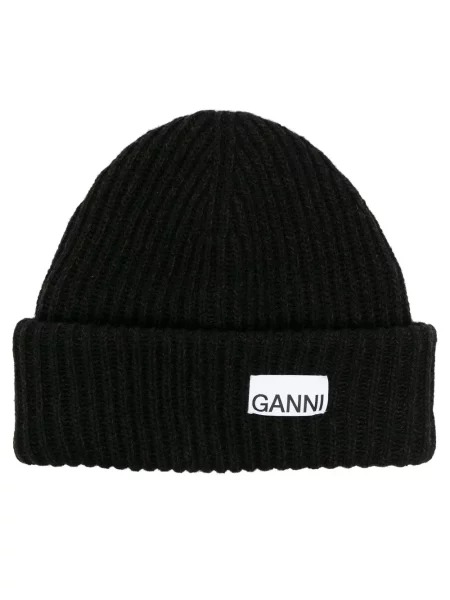 Beanie Ganni cu autograf