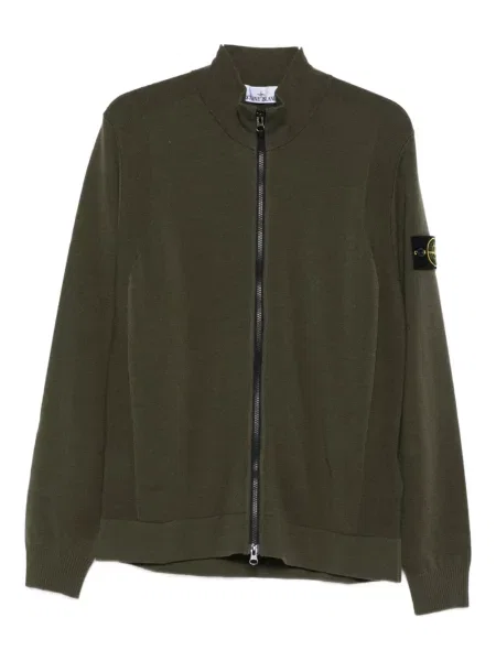 Pulover Stone Island cu strasuri verde