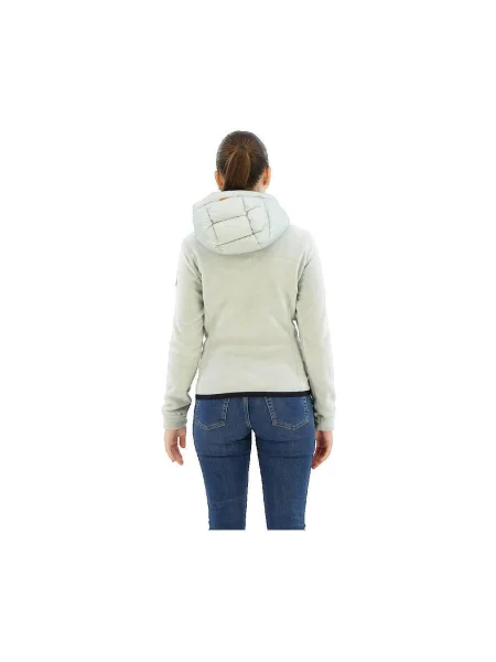 Fleecová fleecová mikina Superdry sivá