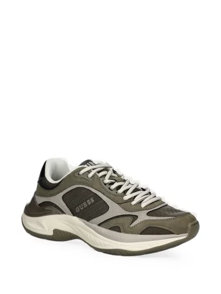 Sneakerși Guess cu imagine verde