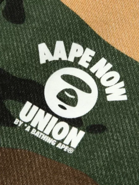 Τρέξιμο παντελόνι Aape By *a Bathing Ape® με σχέδιο παραλλαγής πράσινο