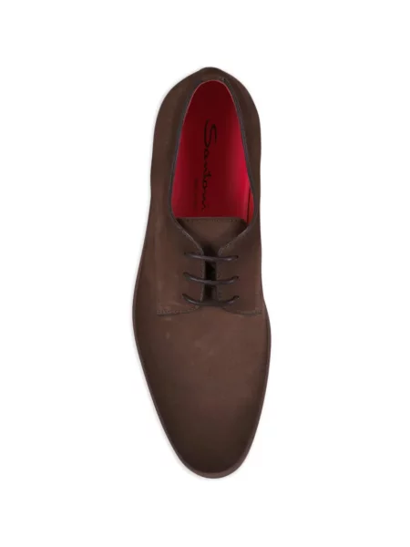 Szarvasbőr sneaker Santoni barna