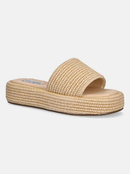 Чехли Steve Madden Beachy с платформа бежово