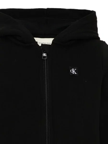 Bluza z kapturem dziecięca Calvin Klein czarna