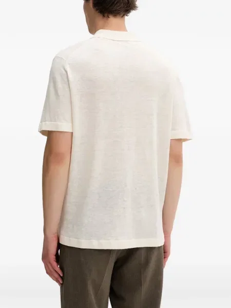 Gulerat tricou polo Les Deux cu broderie