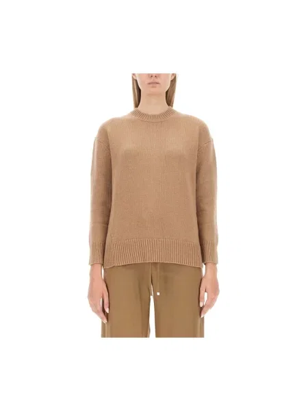 Sweter Max Mara wełniany beżowy