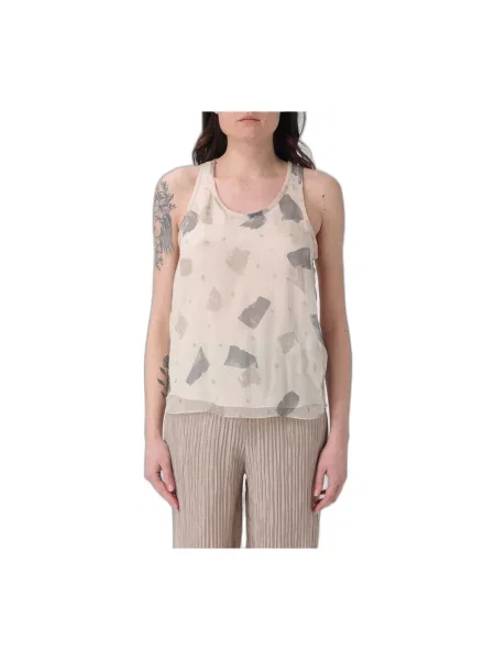 Top Emporio Armani beżowy
