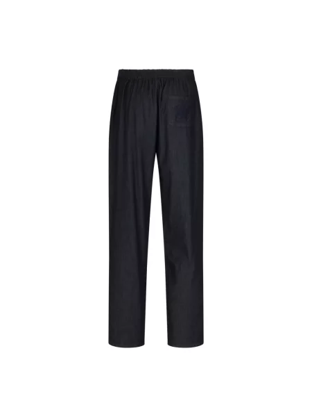 Spodnie Emporio Armani niebieskie