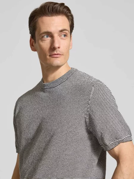 Dzianinowa koszulka Jake*s Studio Men czarna