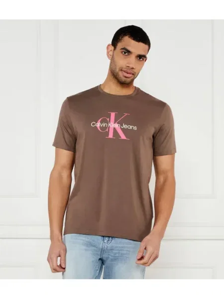 Calvin Klein Jeans Póló | Regular Fit barna
