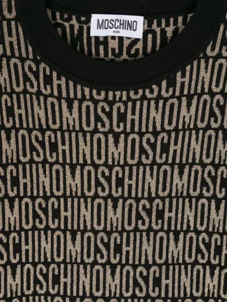 Sweter dziecięcy Moschino czarny