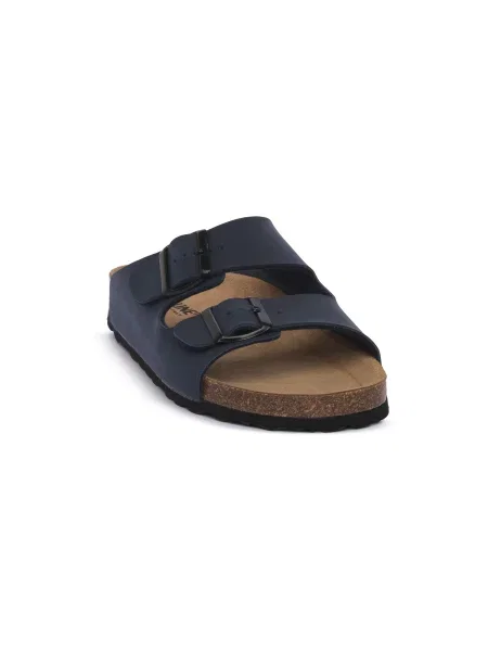 Pantofi Bioline din velur albastru