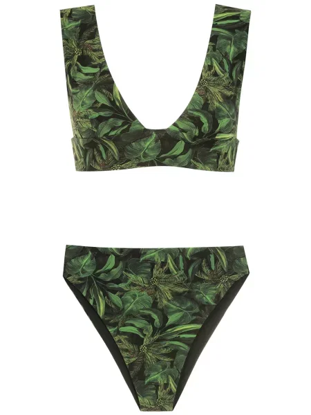 Bikini Isolda z nadrukiem czarny