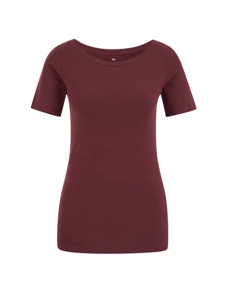 WE Fashion Tricou burgundy roșu