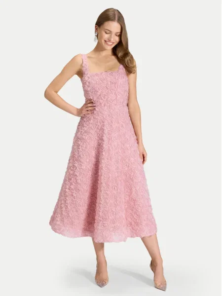 Swing Rochie cocktail roz