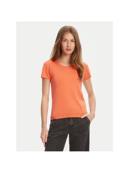 United Colors Of Benetton T-Shirt Regular Fit πορτοκαλί