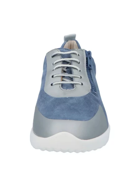 Sneakersy Solidus zamszowe niebieskie