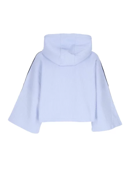 Bluza z kapturem Adidas z kapturem niebieska