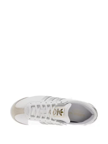 Sneakerși Adidas Gazelle din piele cu bretele albastru