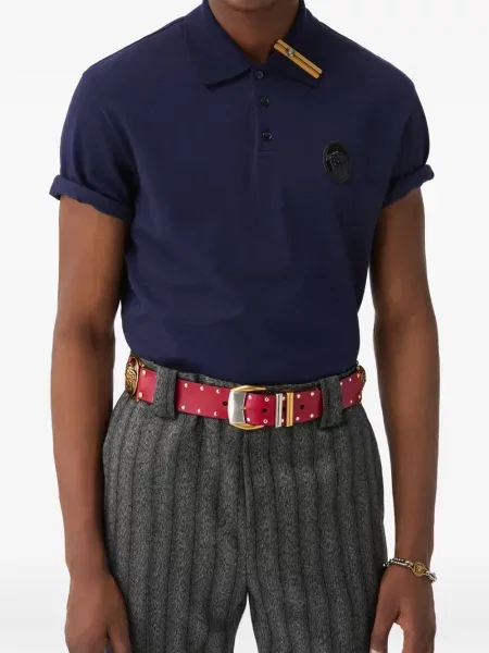 Tricou polo Versace albastru
