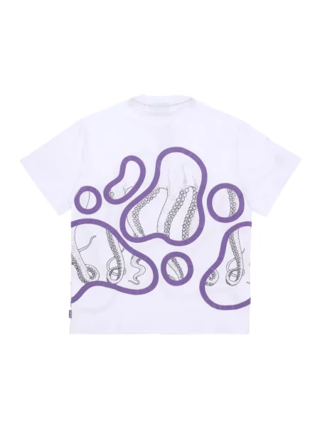 Krótka koszulka Octopus z krótkim rękawem biała