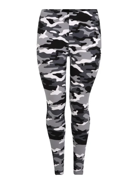 Urban Classics Leggings Ladies Camos gri / negru alb