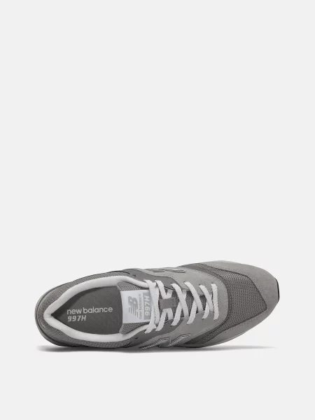 Замшевые повседневные кроссовки New Balance серые