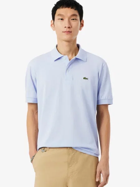 Поло Lacoste блакитне