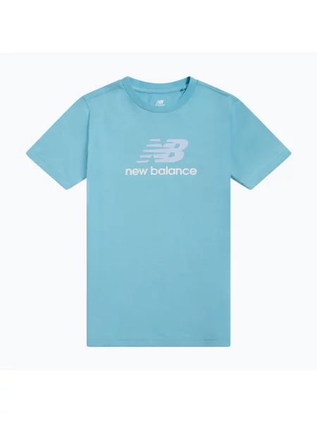 Gyerek póló New Balance Jersey Stacked Logo Tee taffy blue. Méret: cm kék