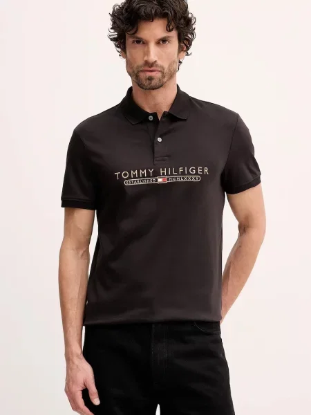 Tommy Hilfiger Πόλο μαύρο