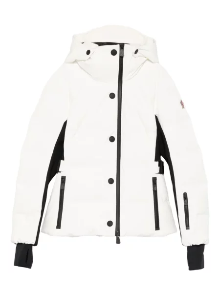 Bunda Moncler Grenoble s kapucí bílá