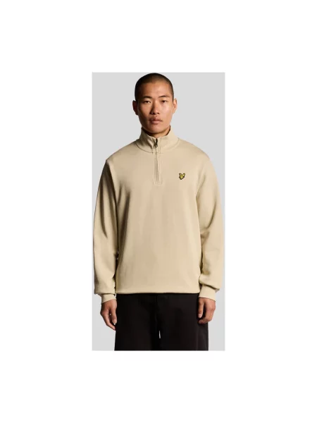 Bluza rozpinana Lyle & Scott beżowa