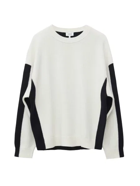 & Other Stories Pulover ecru negru