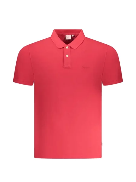 Scurt tricou polo Pepe Jeans roșu